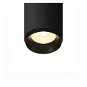SLV LED 3-Phase luminaire NUMINOS PHASE S, 3000K, 24°, 1020lm, black/black