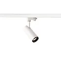 LED 3-Phase luminaire NUMINOS PHASE S, 3000K, 36°, 1020lm, white/black