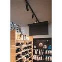 SLV LED 3-Phase luminaire NUMINOS DALI S, 3000K, 60°, 1020lm, black/black