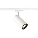 LED 3-Phase luminaire NUMINOS DALI L, 4000K, 24°, 2675lm, white/black