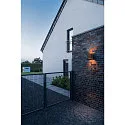 SLV LED Outdoor luminaire RUSTY© UP/DOWN WL Wall luminaire, square, CCT switch, 3000/4000K, 39lm, IP65, rust