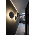 SLV Shade for MANA LED Wall luminaire, round, Ø 60cm, gray