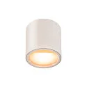 SLV Plafondarmatuur OCULUS CL DTW cilindrisch, Dim-To-Warm IP20, transparant, wit dimbaar