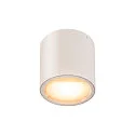 SLV Plafondarmatuur OCULUS CL DTW cilindrisch, Dim-To-Warm IP20, transparant, wit dimbaar