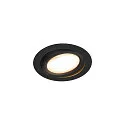 SLV Plafondinbouwarmatuur OCULUS DL MOVE Dim-To-Warm IP20, zwart, transparant