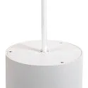 SLV Pendelarmatuur OCCULUS PD SINGLE DTW Dim-To-Warm IP20, transparant, wit dimbaar