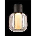 SLV Plafondarmatuur voor buiten OVALISK CL LED CCT Switch IP65, antraciet 