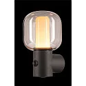 SLV Wandarmatuur voor buitenshuis OVALISK WL LED IP65, antraciet