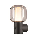 SLV Wandarmatuur voor buitenshuis OVALISK WL LED IP65, antraciet