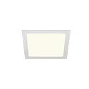 Plafondinbouwarmatuur SENSER 24 DL hoekig IP20, wit