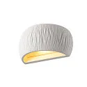 Wandarmatuur PLASTRA WL CURVED CUTRAIN G9 IP20, wit
