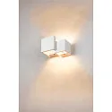 SLV Wandarmatuur PLASTRA WL CUBES IP20, wit