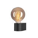 Wall luminaire FITU CUBE WL, E27, IP20, black