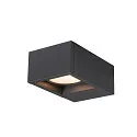 Wandarmatuur voor buitenshuis ESKINA FRAME WL SINGLE CCT 1-vlams, CCT Switch, instelbaar IP65, antraciet 