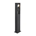 SLV Staande armatuur voor buiten ESKINA FRAME 75 DOUBLE CCT 2-vlams, CCT Switch, instelbaar IP65, antraciet 