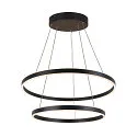 LED Pendant luminaire ONE DOUBLE PD DALI UP/DOWN, CCT switch, 3000/4000K, 1050/1060lm, black