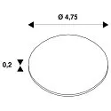 SLV Diffusor voor NUMINOS M, transparant