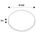 SLV Diffusor voor NUMINOS L, zwart
