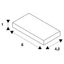 SLV Langsverbinder GRAZIA 60, aluminium
