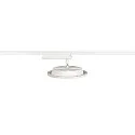 SLV LED 1-phase spot PANEL TRACK, round, 20cm, 18W, 3000K, white