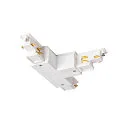 3-fase T-connector S-TRACK PHASE & DALI opbouwversie, DALI aanstuurbaar, aarde links, wit