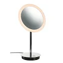 SLV Spiegel met verlichting MAGANDA TL CCT Switch IP44, chroom, transparant