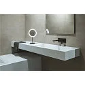 SLV Spiegel met verlichting MAGANDA TL CCT Switch IP44, chroom, transparant