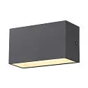 SLV Wandarmatuur voor buitenshuis SITRA M WL UP/DOWN CCT Switch, schakelbaar IP65, antraciet 