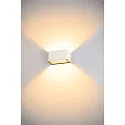 SLV LED Outdoor Wall luminaire SITRA M WL UP/DOWN, CCT switch 3000/4000K, white