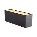 SLV Wandarmatuur voor buitenshuis SITRA L WL UP/DOWN CCT Switch, schakelbaar IP65, antraciet 