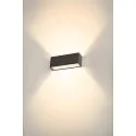 SLV Wandarmatuur voor buitenshuis SITRA L WL UP/DOWN CCT Switch, schakelbaar IP65, antraciet 