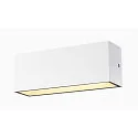 SLV Wandarmatuur voor buitenshuis SITRA L WL UP/DOWN CCT Switch, schakelbaar IP65, wit 