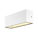 SLV Wandarmatuur voor buitenshuis SITRA L WL UP/DOWN CCT Switch, schakelbaar IP65, wit 