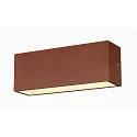 SLV Wandarmatuur voor buitenshuis SITRA L WL UP/DOWN CCT Switch, schakelbaar IP65, roest 