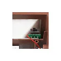 SLV Wandarmatuur voor buitenshuis SITRA L WL UP/DOWN CCT Switch, schakelbaar IP65, roest 
