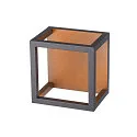 SLV Plafondarmatuur voor buiten QUADRULO CL hoekig, indirect IP55, antraciet 