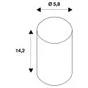 SLV Lichtbron Edison peervorm ST58 FILAMENT CLEAR 4-voudig, dimbaar ST58 helder E27 7,5W 800lm 2700K 320° CRI >90 dimbaar