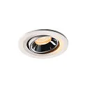 Plafondinbouwarmatuur NUMINUS MOVE S IP20, chroom, wit