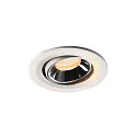 Plafondinbouwarmatuur NUMINUS MOVE S IP20, chroom, wit