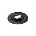 LED Ceiling recessed luminaire NUMINOS® MOVE S, 4000K, 55°, black