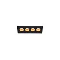 Plafondinbouwarmatuur MILANDOS 4 IP20, zwart