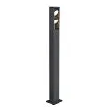 Staande armatuur voor buiten ESKINA FRAME 125 DOUBLE CCT 2-vlams, CCT Switch, instelbaar IP65, antraciet 