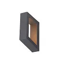 SLV Wandarmatuur BOOKAT IP65, antraciet
