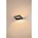 SLV Wandarmatuur BOOKAT IP65, antraciet