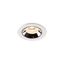 Plafondinbouwarmatuur NUMINOS XS IP20/IP44, chroom, wit