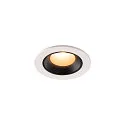 Plafondinbouwarmatuur NUMINOS XS IP20/IP44, zwart, wit