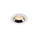 Plafondinbouwarmatuur NUMINOS XS IP20/IP44, chroom, wit