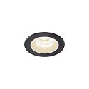 Plafondinbouwarmatuur NUMINOS XS IP20/IP44, zwart, wit
