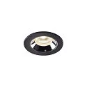 Plafondinbouwarmatuur NUMINOS XS IP20/IP44, chroom, zwart