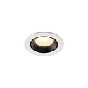 Plafondinbouwarmatuur NUMINOS XS IP20/IP44, zwart, wit